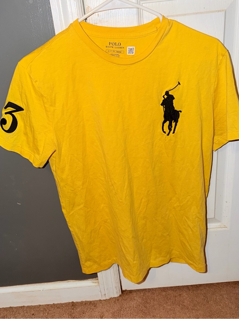 Polo by Ralph Lauren Men Yellow Short-Sleeve Logo T-Shirt